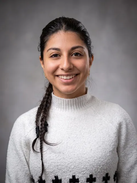Portrait of Dr Carolina Olave, Scientist at QuberTech